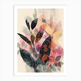 Abstract Leaves 4 Art Print