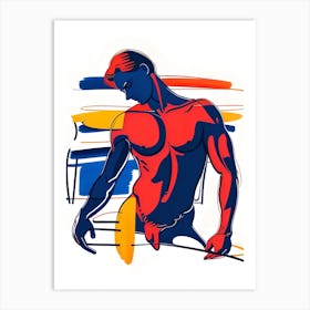 Abstract Of A Nude Gay Man 2 Art Print