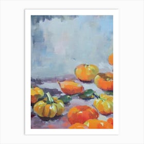 Kabocha Squash Still Life Painting vegetable Art Print