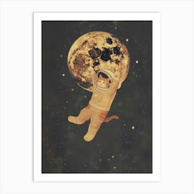 Cat In Space 5 Art Print