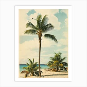 Meelup Beach Australia Vintage Art Print
