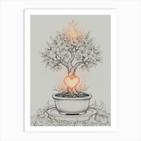 Bonsai Tree 3 Art Print