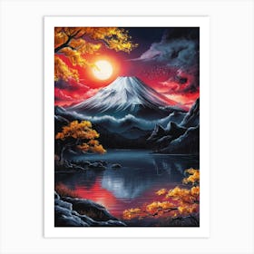 Mt Fuji 7 Art Print