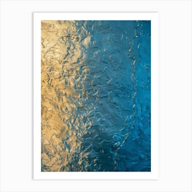 Abstract Water Reflections Art Print