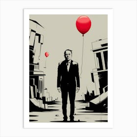 Red Balloons Art Print