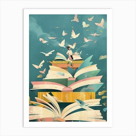 Bygost World Book Day Poster Trends Pastels 1c99b1c2 0f63 43d5 B24e 73f501f0ea55 Art Print