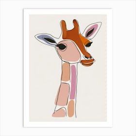 Giraffe 74 Art Print