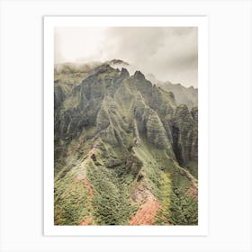 Tropical Mountains Art Print
