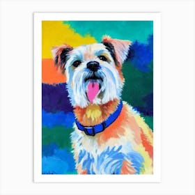 Cairn Terrier Fauvist Style Dog Art Print