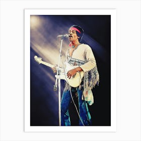 Superstars Of Jimi Hendrix 1 Art Print