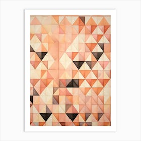 Geometric Pattern Illustration 21 Art Print