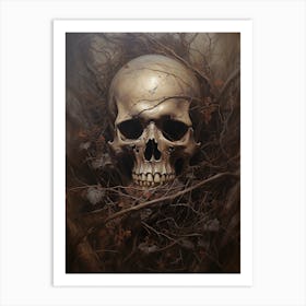 Skull Art Print