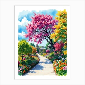 Garden Path 14 Art Print