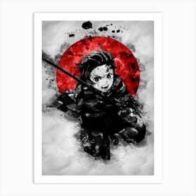 Tanjiro Kamado Demon Slayer 2 Art Print