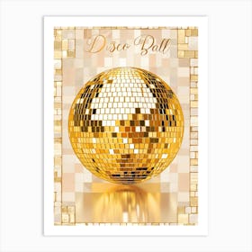 Disco Ball 39 Art Print