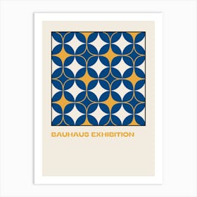 Bauhaus Blue Exhibition 36 Art Print