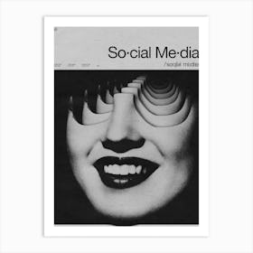 Social Media Art Print