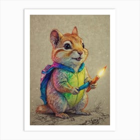 Chipmunk 2 Art Print