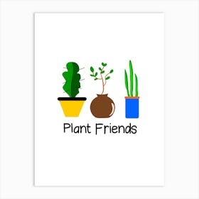 Plant Friends Art Print