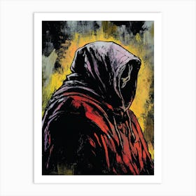 Hooded Man Art Print