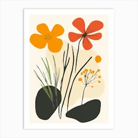 Flowers In The Garden 19 Art Print