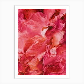 Abstract Roses Art Print