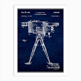 High Speed Grid Camera 1953 Art Print