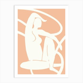 Peach Fuzz Matisse Style Poster_2670764 Art Print