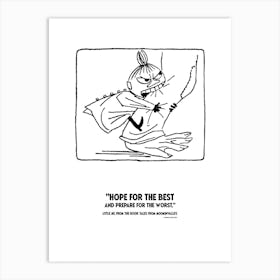 The Moomin Drawings Collection Little My Art Print