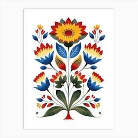 Traditional Poland Folk Art Art Print