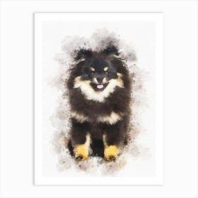 Pomeranian Dog 1 Art Print