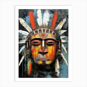 Haida Histories in Masks - Native Americans Series Art Print