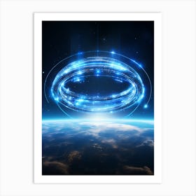 Space Ring Art Print