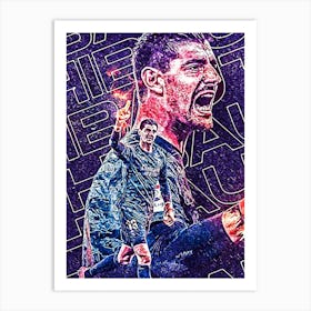 Goalkeeper argentina Art Print