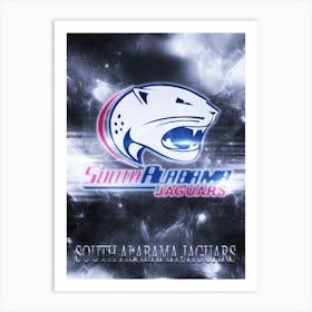 South Alabama Jaguars Art Print