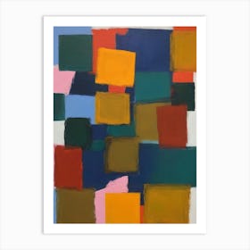 Abstract Squares Art Print