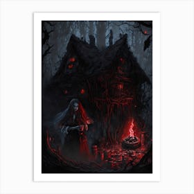 House In The Woods Art Print