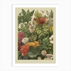 Garden Of Flowers Art Print