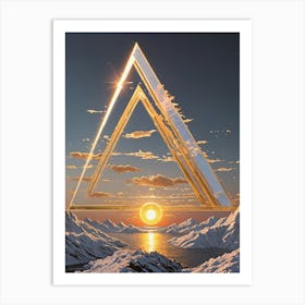 Golden Triangle Art Print