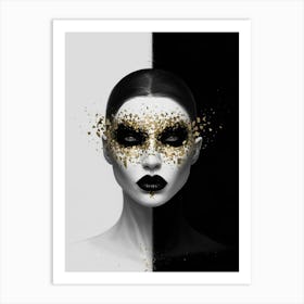 Black And Gold 2 Art Print