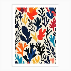 Abstract Floral Pattern Art Print