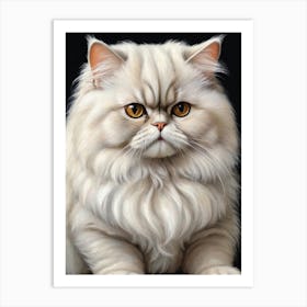 Persian Cat Pet Lover Art Print