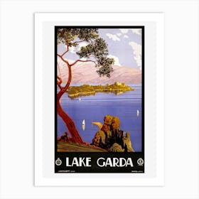Lake Garda Italy Art Print