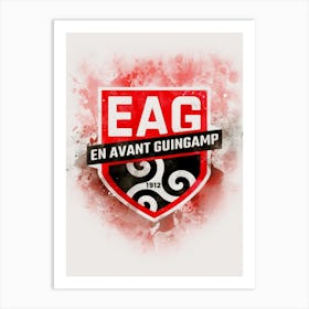 En Avant De Guingamp 3 Art Print