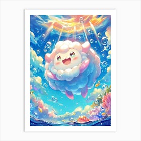 Sheep In The Sky Art Print