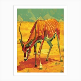 Antelope 25 Art Print