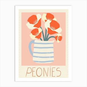 Peonies Art Print