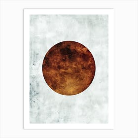 Moon Of Japan, Minimalist, Bauhaus Art Print