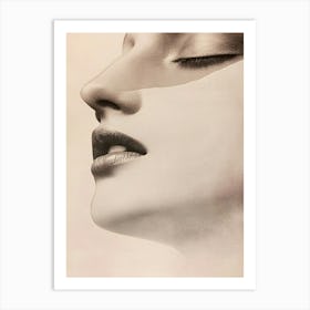 Woman'S Face 42 Art Print