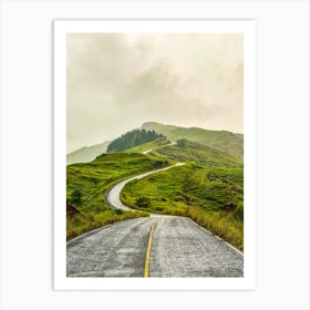 Photograph - Winding Road In The Mountains 1 Art Print